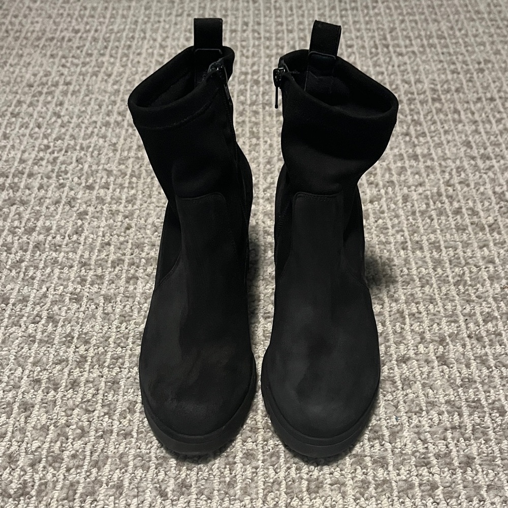 Paul Green Black Ankle Boots Sz9 (UK 6)